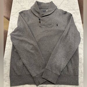 Polo Ralph Lauren Gray Shawl Collar Men's Sweater